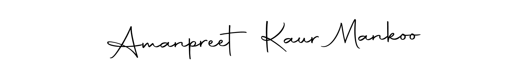 Create a beautiful signature design for name Amanpreet Kaur Mankoo. With this signature (Autography-DOLnW) fonts, you can make a handwritten signature for free. Amanpreet Kaur Mankoo signature style 10 images and pictures png