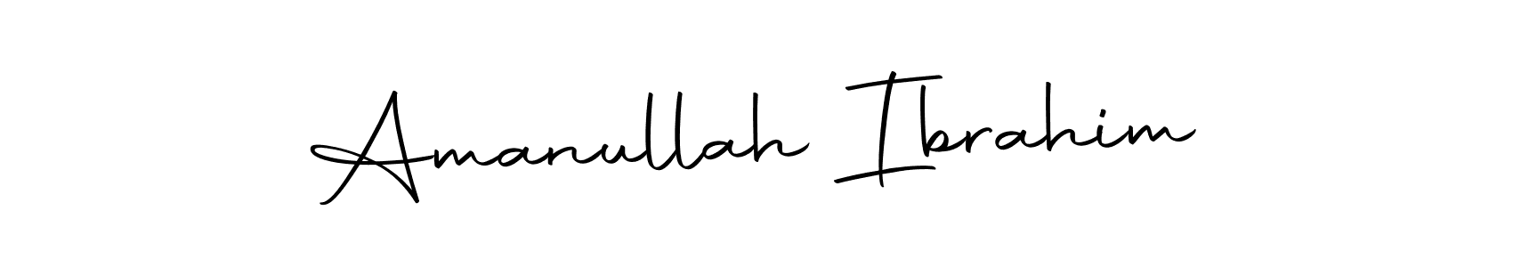 The best way (Autography-DOLnW) to make a short signature is to pick only two or three words in your name. The name Amanullah Ibrahim include a total of six letters. For converting this name. Amanullah Ibrahim signature style 10 images and pictures png