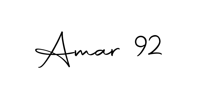 How to make Amar 92 signature? Autography-DOLnW is a professional autograph style. Create handwritten signature for Amar 92 name. Amar 92 signature style 10 images and pictures png