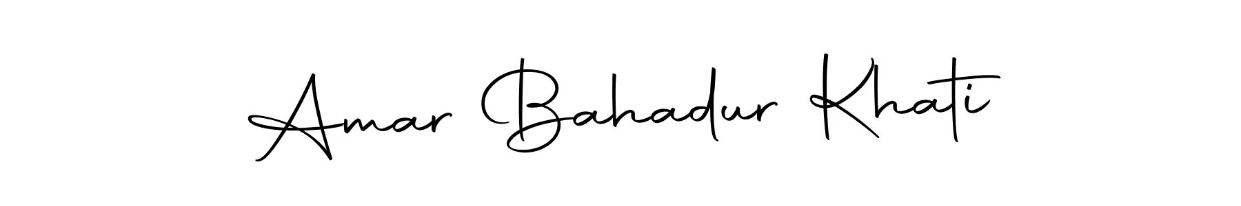 Also we have Amar Bahadur Khati name is the best signature style. Create professional handwritten signature collection using Autography-DOLnW autograph style. Amar Bahadur Khati signature style 10 images and pictures png