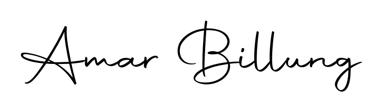 Turn your name Amar Billung into a signature brand with Autography-DOLnW styling. Download in standard PNG or transparent format anytime. Amar Billung signature style 10 images and pictures png