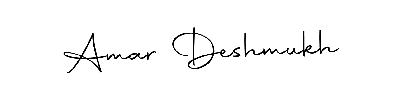 How to make Amar Deshmukh name signature. Use Autography-DOLnW style for creating short signs online. This is the latest handwritten sign. Amar Deshmukh signature style 10 images and pictures png