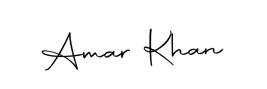 Use a signature maker to create a handwritten signature online. With this signature software, you can design (Autography-DOLnW) your own signature for name Amar Khan. Amar Khan signature style 10 images and pictures png