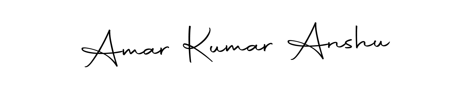 The best way (Autography-DOLnW) to make a short signature is to pick only two or three words in your name. The name Amar Kumar Anshu include a total of six letters. For converting this name. Amar Kumar Anshu signature style 10 images and pictures png