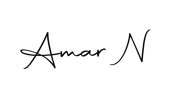 The best way (Autography-DOLnW) to make a short signature is to pick only two or three words in your name. The name Amar N include a total of six letters. For converting this name. Amar N signature style 10 images and pictures png