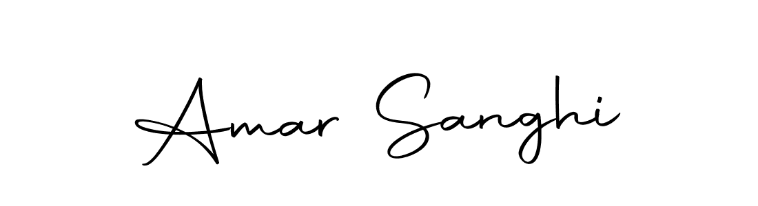 How to make Amar Sanghi name signature. Use Autography-DOLnW style for creating short signs online. This is the latest handwritten sign. Amar Sanghi signature style 10 images and pictures png