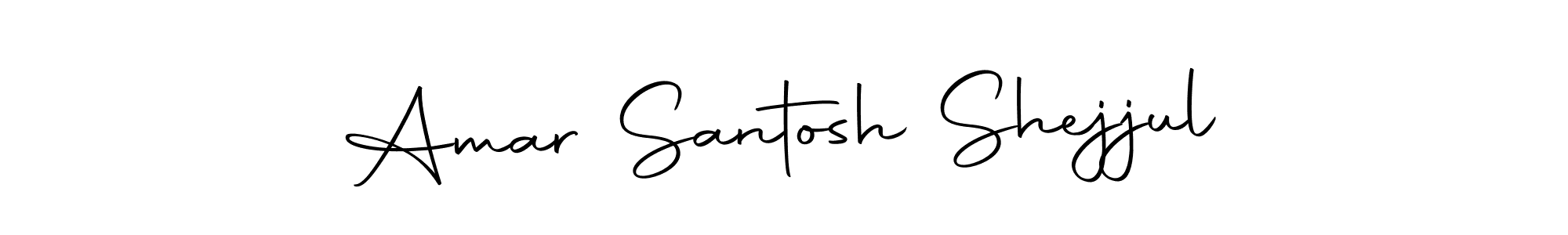 How to make Amar Santosh Shejjul name signature. Use Autography-DOLnW style for creating short signs online. This is the latest handwritten sign. Amar Santosh Shejjul signature style 10 images and pictures png