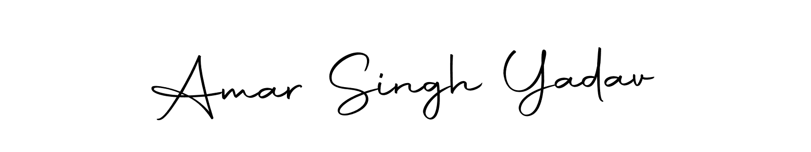 Design your own signature with our free online signature maker. With this signature software, you can create a handwritten (Autography-DOLnW) signature for name Amar Singh Yadav. Amar Singh Yadav signature style 10 images and pictures png