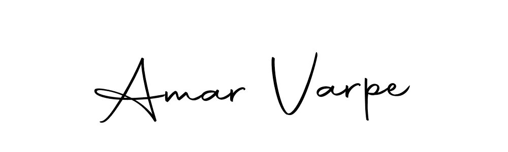 Amar Varpe stylish signature style. Best Handwritten Sign (Autography-DOLnW) for my name. Handwritten Signature Collection Ideas for my name Amar Varpe. Amar Varpe signature style 10 images and pictures png