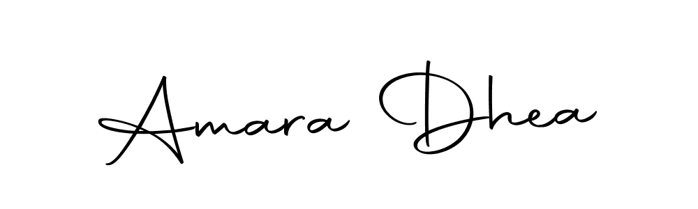 Create a beautiful signature design for name Amara Dhea. With this signature (Autography-DOLnW) fonts, you can make a handwritten signature for free. Amara Dhea signature style 10 images and pictures png