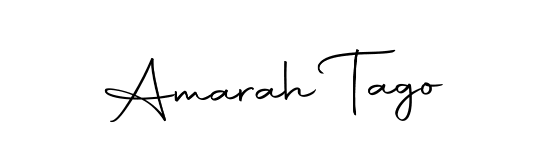 Make a beautiful signature design for name Amarah Tago. Use this online signature maker to create a handwritten signature for free. Amarah Tago signature style 10 images and pictures png