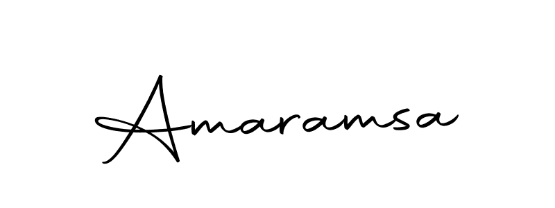 Design your own signature with our free online signature maker. With this signature software, you can create a handwritten (Autography-DOLnW) signature for name Amaramsa. Amaramsa signature style 10 images and pictures png