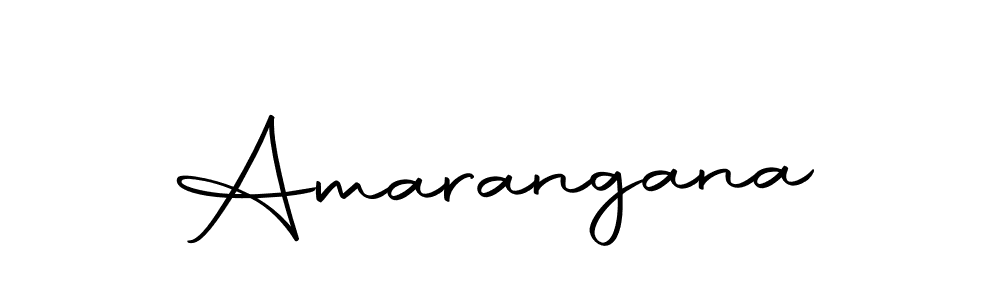 Design your own signature with our free online signature maker. With this signature software, you can create a handwritten (Autography-DOLnW) signature for name Amarangana. Amarangana signature style 10 images and pictures png