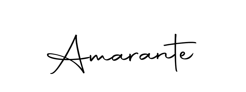 Use a signature maker to create a handwritten signature online. With this signature software, you can design (Autography-DOLnW) your own signature for name Amarante. Amarante signature style 10 images and pictures png