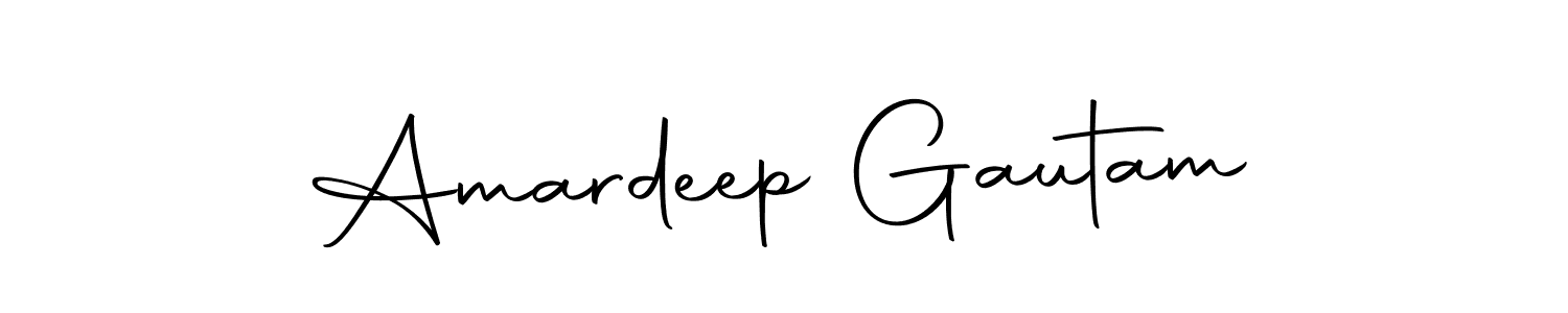 Make a beautiful signature design for name Amardeep Gautam. Use this online signature maker to create a handwritten signature for free. Amardeep Gautam signature style 10 images and pictures png