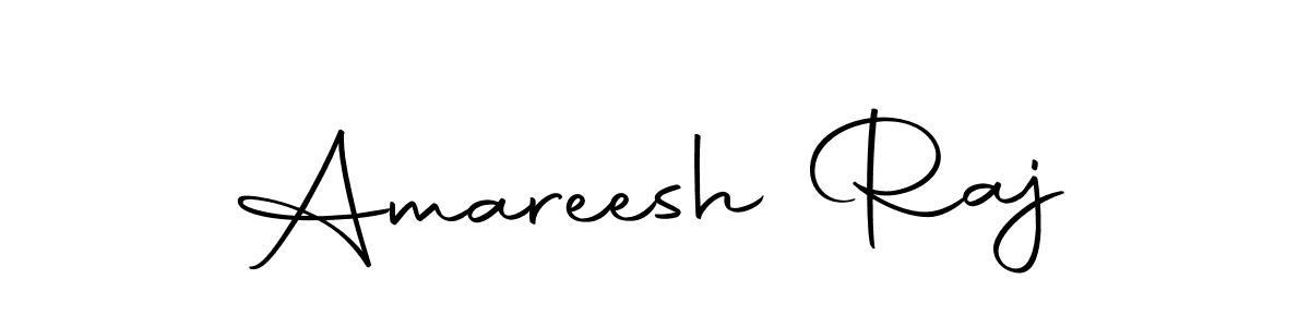 How to make Amareesh Raj name signature. Use Autography-DOLnW style for creating short signs online. This is the latest handwritten sign. Amareesh Raj signature style 10 images and pictures png