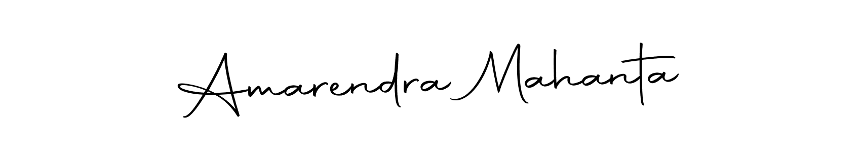 How to make Amarendra Mahanta name signature. Use Autography-DOLnW style for creating short signs online. This is the latest handwritten sign. Amarendra Mahanta signature style 10 images and pictures png