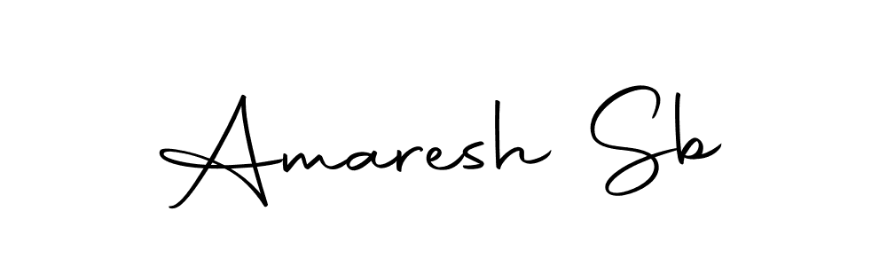 Design your own signature with our free online signature maker. With this signature software, you can create a handwritten (Autography-DOLnW) signature for name Amaresh Sb. Amaresh Sb signature style 10 images and pictures png