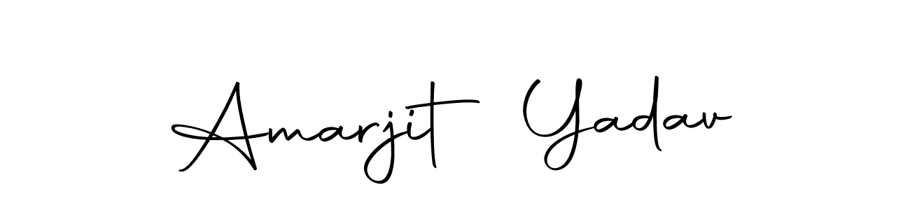 Create a beautiful signature design for name Amarjit Yadav. With this signature (Autography-DOLnW) fonts, you can make a handwritten signature for free. Amarjit Yadav signature style 10 images and pictures png