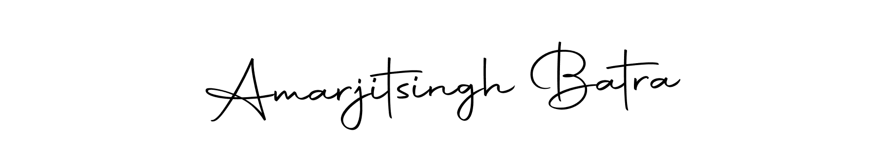 The best way (Autography-DOLnW) to make a short signature is to pick only two or three words in your name. The name Amarjitsingh Batra include a total of six letters. For converting this name. Amarjitsingh Batra signature style 10 images and pictures png