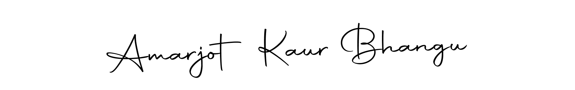 Make a beautiful signature design for name Amarjot Kaur Bhangu. Use this online signature maker to create a handwritten signature for free. Amarjot Kaur Bhangu signature style 10 images and pictures png