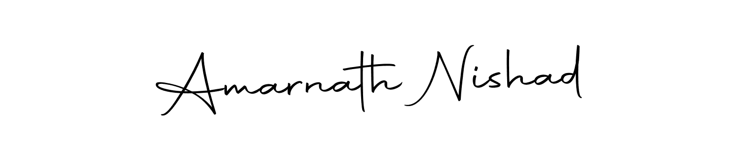 Create a beautiful signature design for name Amarnath Nishad. With this signature (Autography-DOLnW) fonts, you can make a handwritten signature for free. Amarnath Nishad signature style 10 images and pictures png