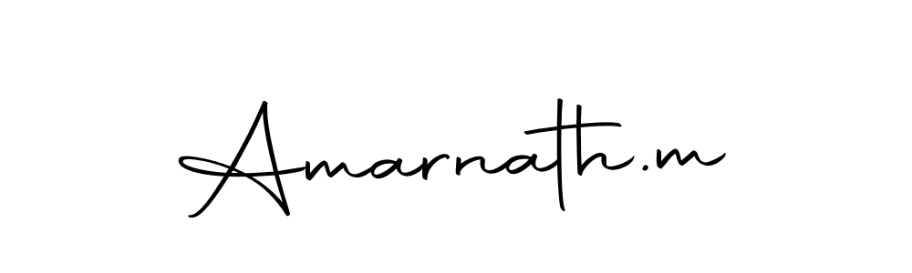 How to make Amarnath.m name signature. Use Autography-DOLnW style for creating short signs online. This is the latest handwritten sign. Amarnath.m signature style 10 images and pictures png