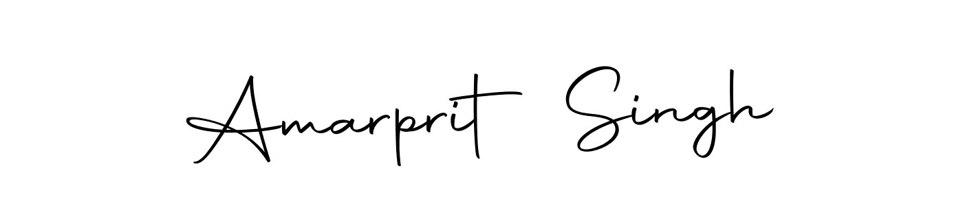 How to make Amarprit Singh name signature. Use Autography-DOLnW style for creating short signs online. This is the latest handwritten sign. Amarprit Singh signature style 10 images and pictures png