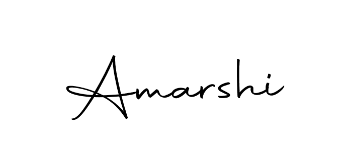 Design your own signature with our free online signature maker. With this signature software, you can create a handwritten (Autography-DOLnW) signature for name Amarshi. Amarshi signature style 10 images and pictures png