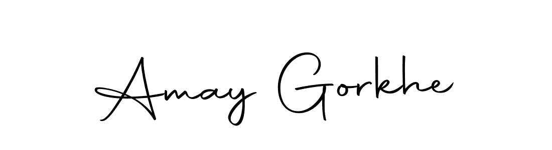 Here are the top 10 professional signature styles for the name Amay Gorkhe. These are the best autograph styles you can use for your name. Amay Gorkhe signature style 10 images and pictures png