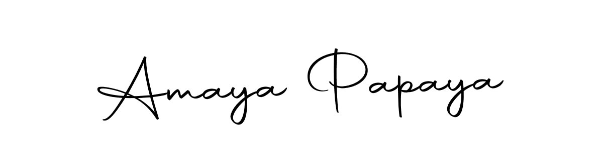 The best way (Autography-DOLnW) to make a short signature is to pick only two or three words in your name. The name Amaya Papaya include a total of six letters. For converting this name. Amaya Papaya signature style 10 images and pictures png