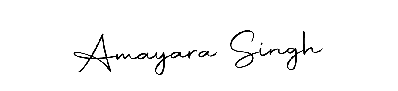 Make a beautiful signature design for name Amayara Singh. With this signature (Autography-DOLnW) style, you can create a handwritten signature for free. Amayara Singh signature style 10 images and pictures png