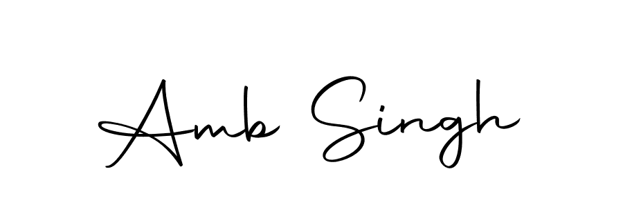 Design your own signature with our free online signature maker. With this signature software, you can create a handwritten (Autography-DOLnW) signature for name Amb Singh. Amb Singh signature style 10 images and pictures png