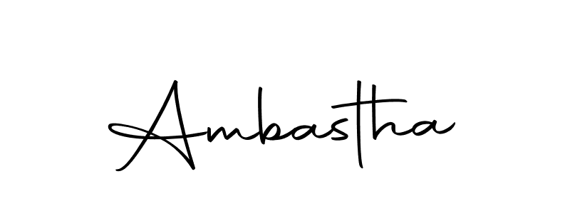 Ambastha stylish signature style. Best Handwritten Sign (Autography-DOLnW) for my name. Handwritten Signature Collection Ideas for my name Ambastha. Ambastha signature style 10 images and pictures png