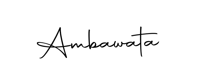 How to make Ambawata signature? Autography-DOLnW is a professional autograph style. Create handwritten signature for Ambawata name. Ambawata signature style 10 images and pictures png