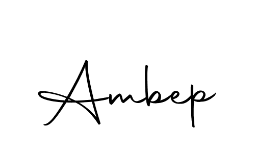Create a beautiful signature design for name Ambep. With this signature (Autography-DOLnW) fonts, you can make a handwritten signature for free. Ambep signature style 10 images and pictures png