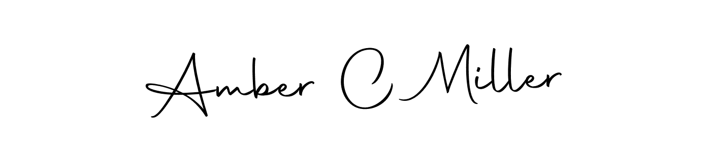 Amber C Miller stylish signature style. Best Handwritten Sign (Autography-DOLnW) for my name. Handwritten Signature Collection Ideas for my name Amber C Miller. Amber C Miller signature style 10 images and pictures png