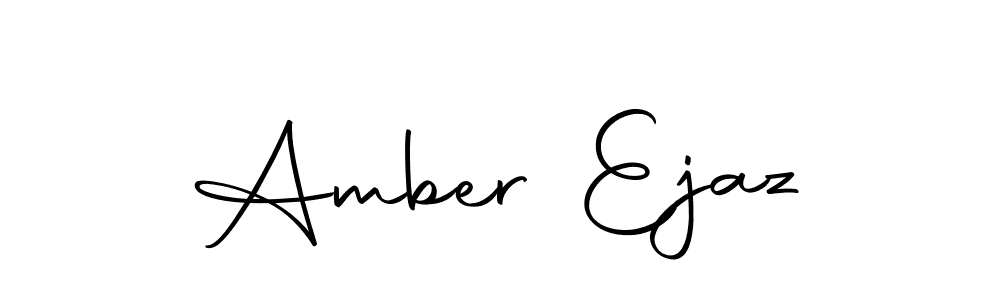 Design your own signature with our free online signature maker. With this signature software, you can create a handwritten (Autography-DOLnW) signature for name Amber Ejaz. Amber Ejaz signature style 10 images and pictures png