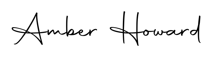 Upgrade your professional image with Amber Howard signature created with Autography-DOLnW font. Fast, free, and watermark-free download. Amber Howard signature style 10 images and pictures png