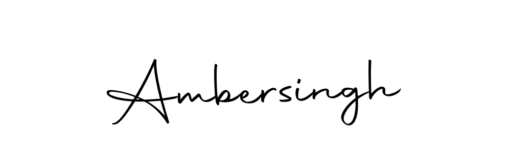 Make a beautiful signature design for name Ambersingh. Use this online signature maker to create a handwritten signature for free. Ambersingh signature style 10 images and pictures png