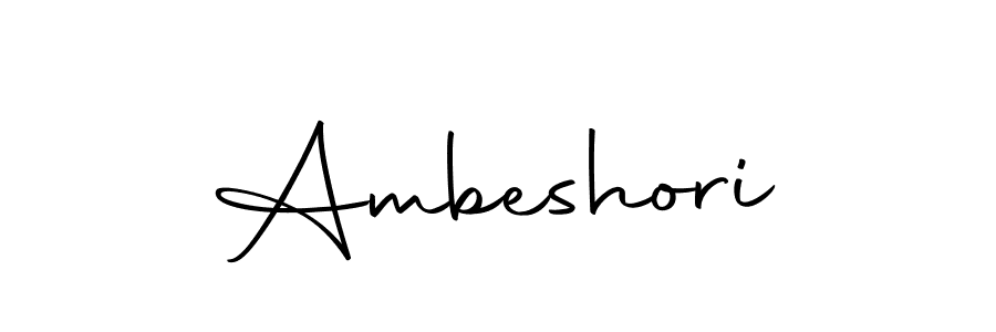 Make a beautiful signature design for name Ambeshori. Use this online signature maker to create a handwritten signature for free. Ambeshori signature style 10 images and pictures png