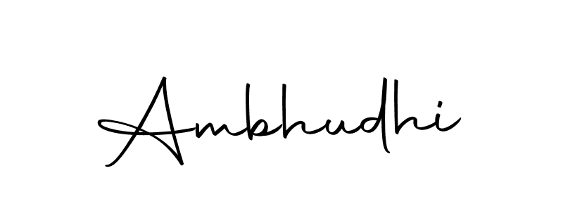 You should practise on your own different ways (Autography-DOLnW) to write your name (Ambhudhi) in signature. don't let someone else do it for you. Ambhudhi signature style 10 images and pictures png