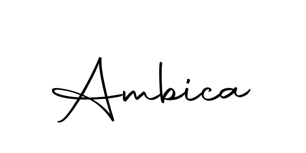 You should practise on your own different ways (Autography-DOLnW) to write your name (Ambica) in signature. don't let someone else do it for you. Ambica signature style 10 images and pictures png