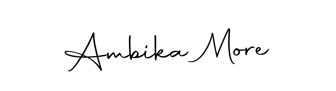 if you are searching for the best signature style for your name Ambika More. so please give up your signature search. here we have designed multiple signature styles  using Autography-DOLnW. Ambika More signature style 10 images and pictures png