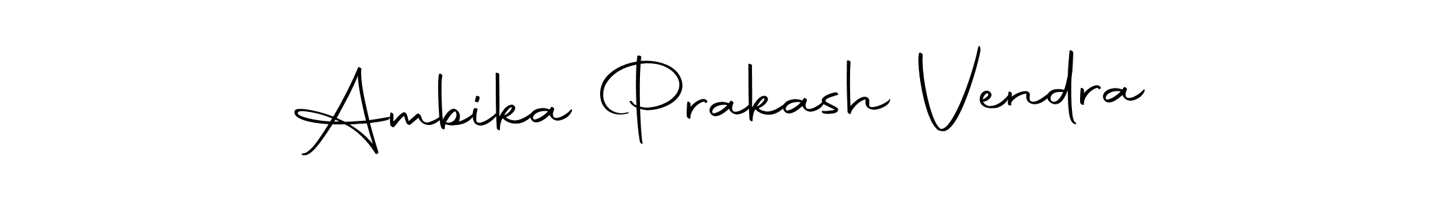 Use a signature maker to create a handwritten signature online. With this signature software, you can design (Autography-DOLnW) your own signature for name Ambika Prakash Vendra. Ambika Prakash Vendra signature style 10 images and pictures png