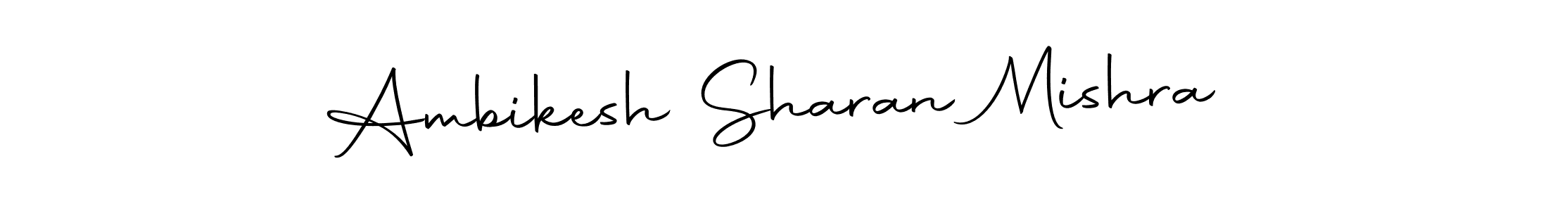 Make a beautiful signature design for name Ambikesh Sharan Mishra. With this signature (Autography-DOLnW) style, you can create a handwritten signature for free. Ambikesh Sharan Mishra signature style 10 images and pictures png