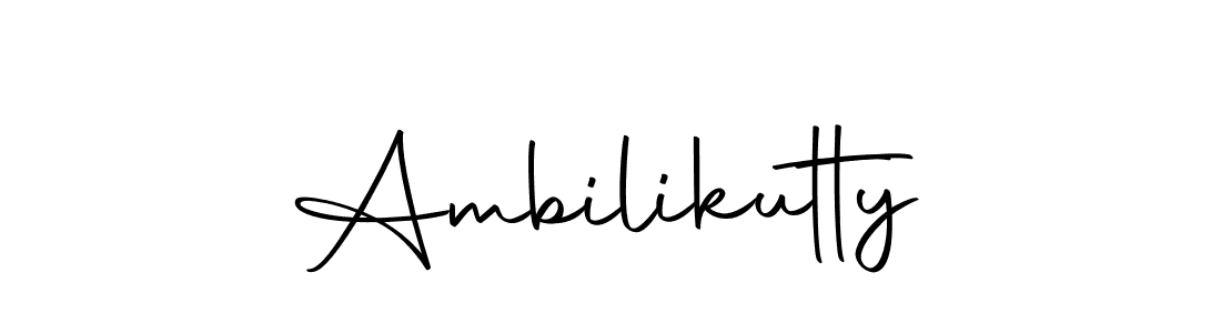 You should practise on your own different ways (Autography-DOLnW) to write your name (Ambilikutty) in signature. don't let someone else do it for you. Ambilikutty signature style 10 images and pictures png