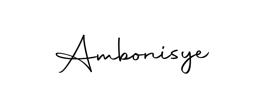 How to make Ambonisye signature? Autography-DOLnW is a professional autograph style. Create handwritten signature for Ambonisye name. Ambonisye signature style 10 images and pictures png