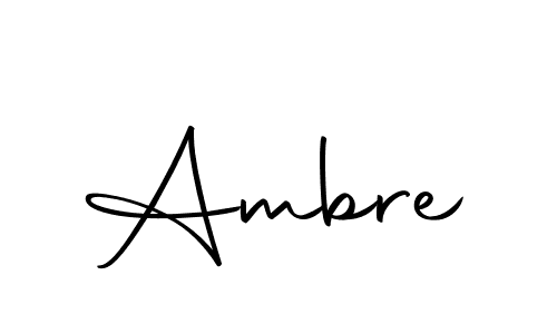 Design your own signature with our free online signature maker. With this signature software, you can create a handwritten (Autography-DOLnW) signature for name Ambre. Ambre signature style 10 images and pictures png