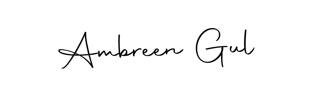 Make a beautiful signature design for name Ambreen Gul. With this signature (Autography-DOLnW) style, you can create a handwritten signature for free. Ambreen Gul signature style 10 images and pictures png